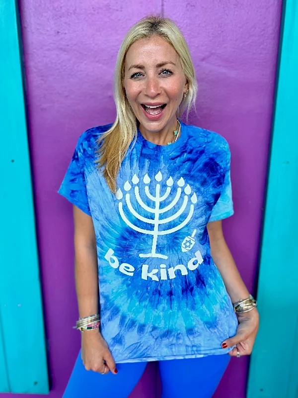 Be Kind Hanukkah Menorah Tee