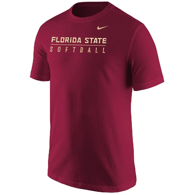 Nike Adult/Unisex Florida State Softball Short Sleeve T-shirt - Garnet