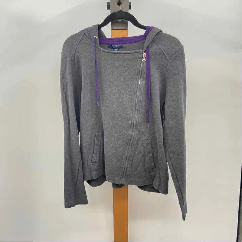 Chaps Women's Size XL Gray Solid Sweatshirt