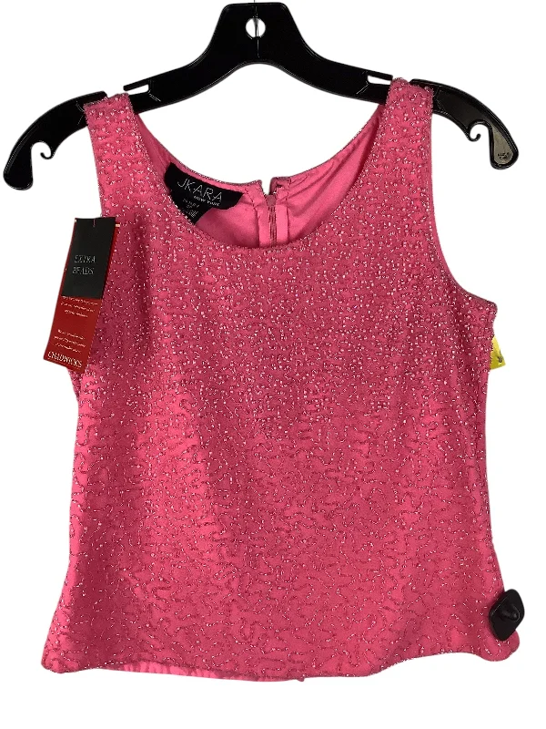 Top Sleeveless By Clothes Mentor In Pink, Size: 4p