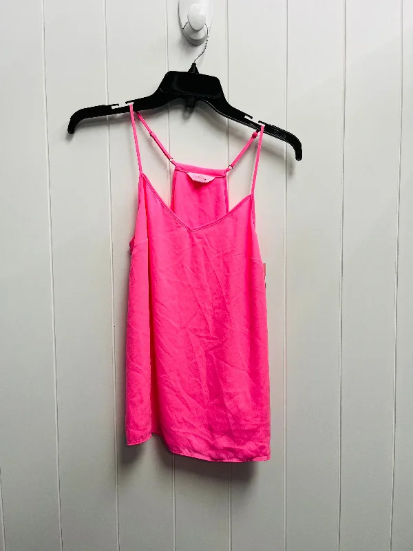 Top Sleeveless Designer By Lilly Pulitzer In Pink, Size: Xs