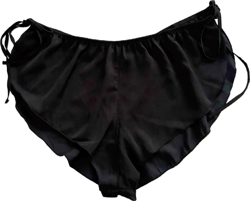 Bluebella Black Satin Shorts UK 10