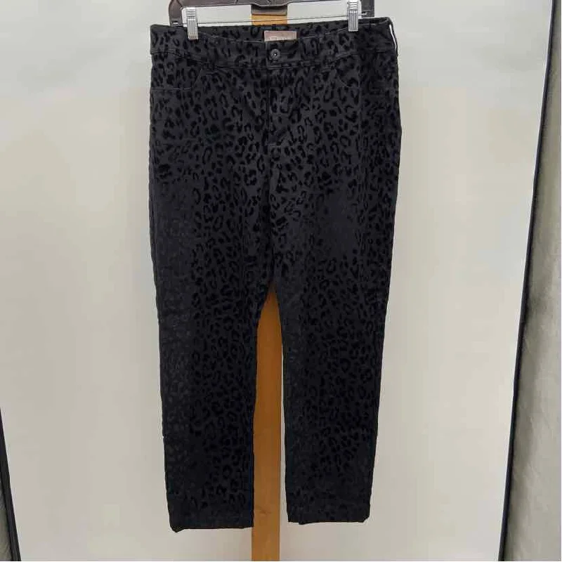 Chico's Women's Size 10 Black Speckled Pants