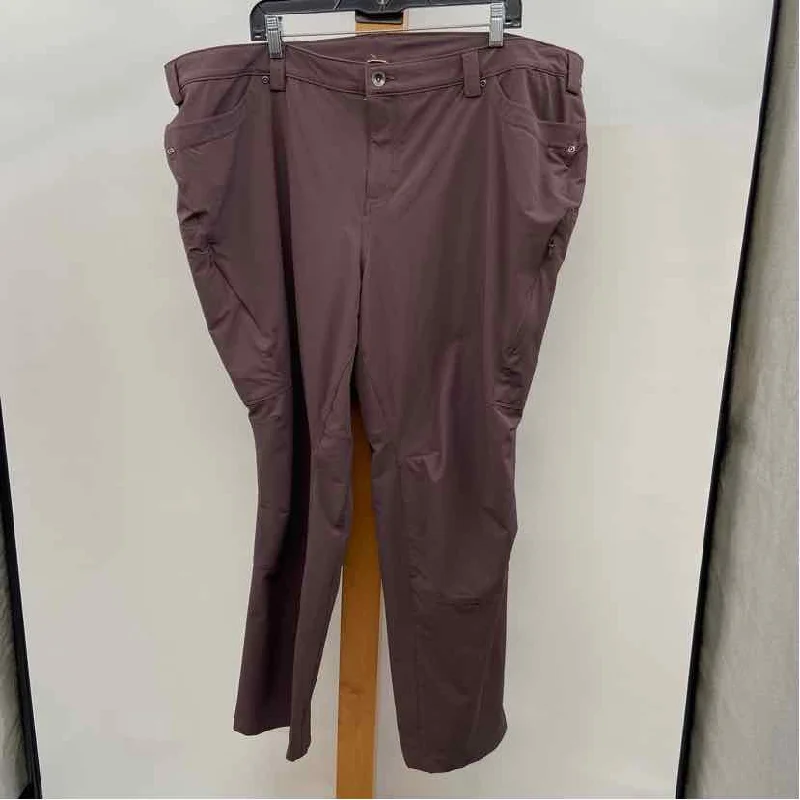 Duluth Trading Co. Women's Size 24 Purple Solid Pants