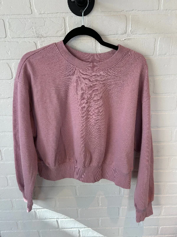 Sweatshirt Crewneck By Old Navy In Pink, Size: S