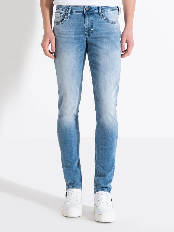 Antony Morato Men Blue Solid Tapered Fit Jeans