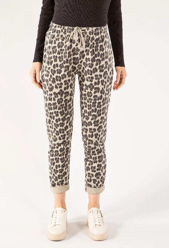 Leopard Print Joggers