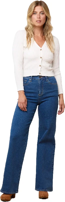 Lily Classic Wide Leg Jeans 32 Inch - Women's|-|Jean à jambe large classique Lily 32 pouces - Femme