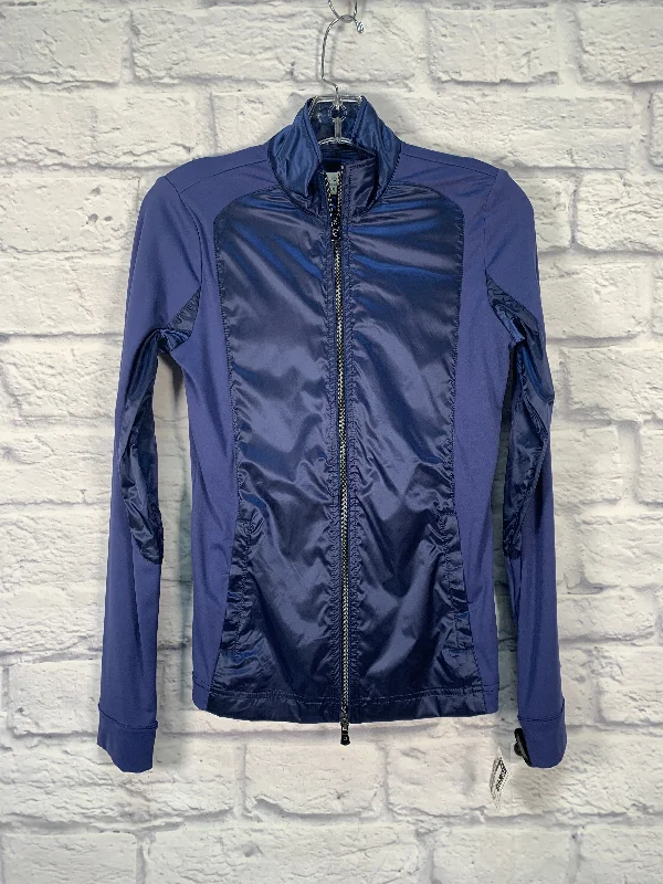 Athletic Jacket By Clothes Mentor In Blue, Size: Xs