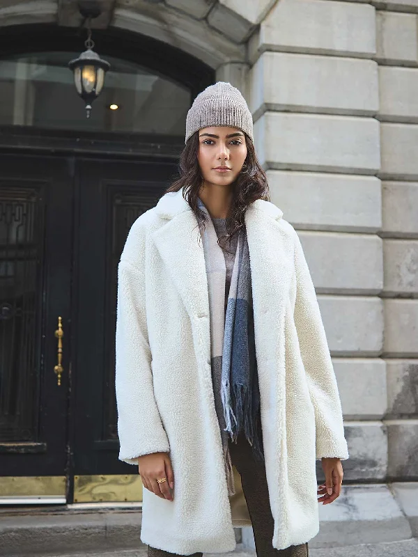 Long Sherpa Teddy Coat