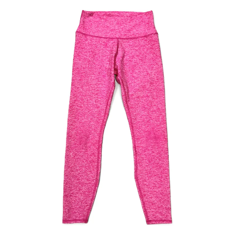 Athletic Leggings By Alo In Pink, Size: Xs