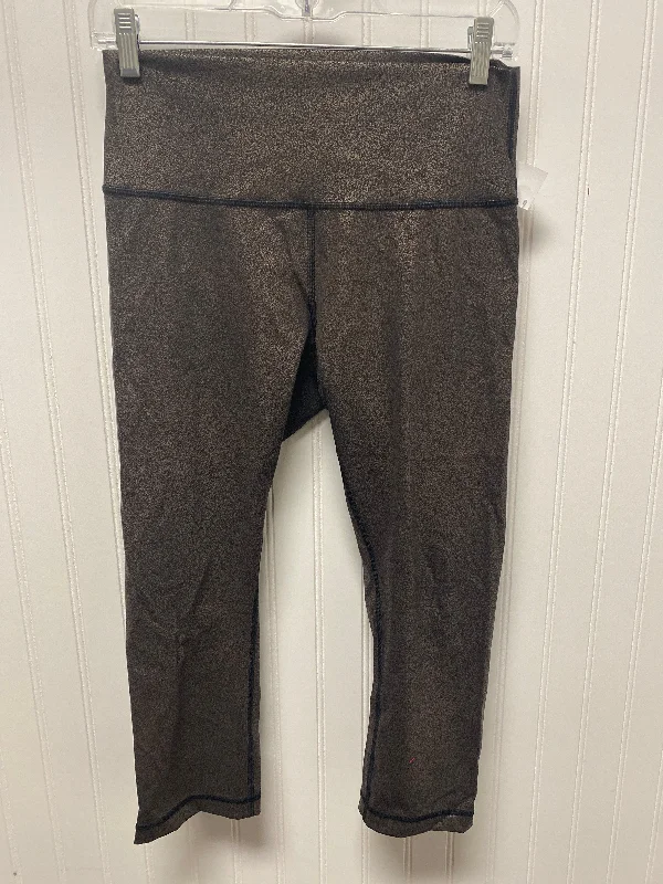 Athletic Leggings By Lululemon In Brown, Size: M