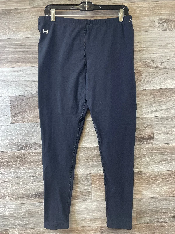 Athletic Leggings By Under Armour In Black, Size: Xlp