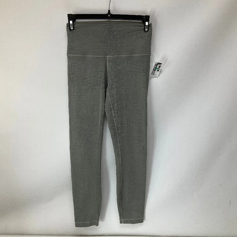 Athletic Leggings Capris By Lululemon In Grey, Size: 32