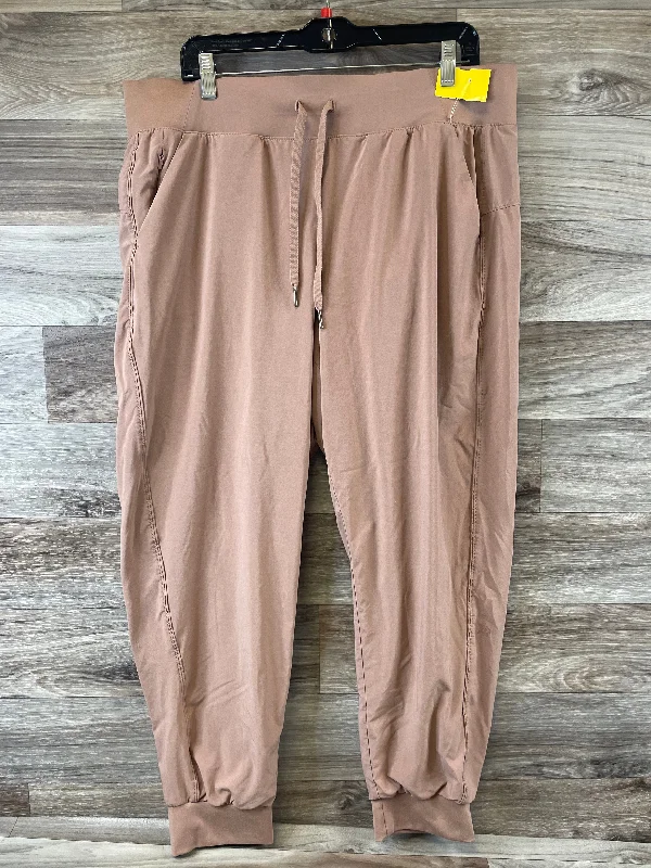 Athletic Pants By All In Motion In Peach, Size: Xl