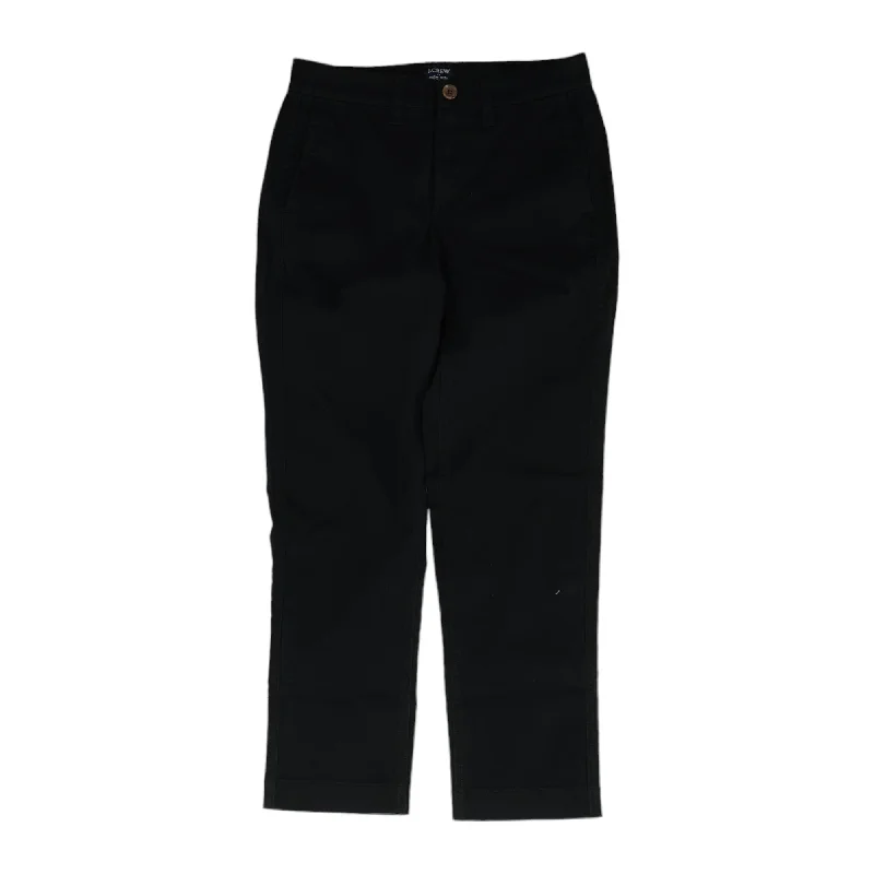 Black Solid High Rise Jeans