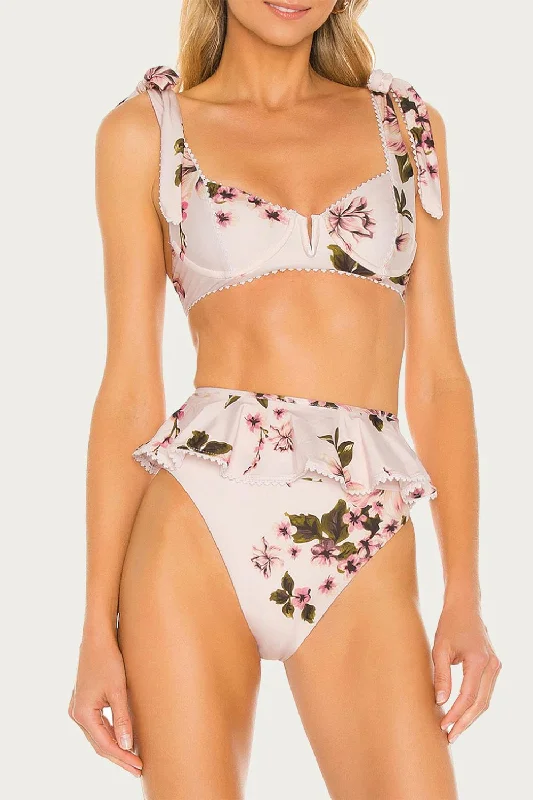 Blair Top In Pink Floral