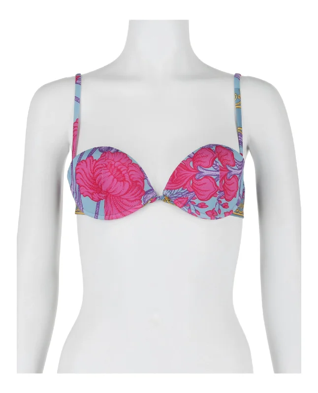 Bouquet Printed Molded Bikini Top