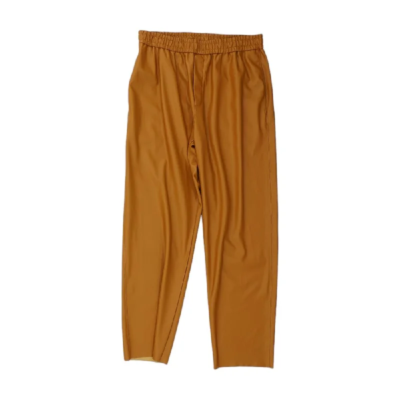 Brown Solid Pants