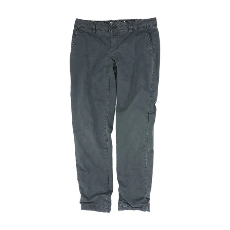 Gray Solid Pants