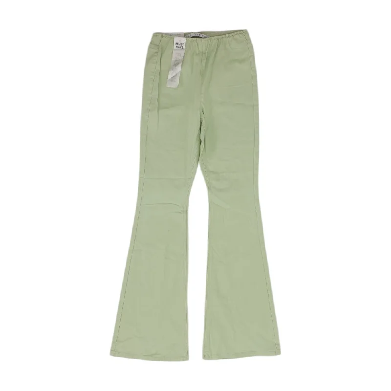 Green Solid Chino Pants