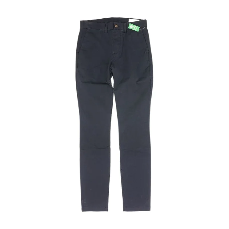 Navy Solid Chino Pants