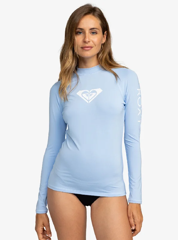 Whole Hearted Long Sleeve Upf 50 Rashguard - Bel Air Blue