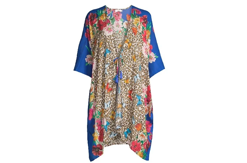 Women's May Flower Kimono In Multi