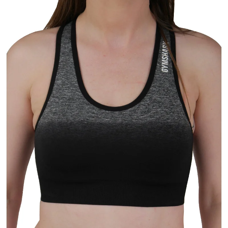 Gymshark Adapt Ombre Seamless Womens Sports Bra - Black