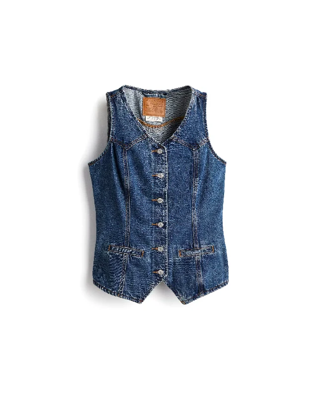 Longline Denim Vest - Enchantment